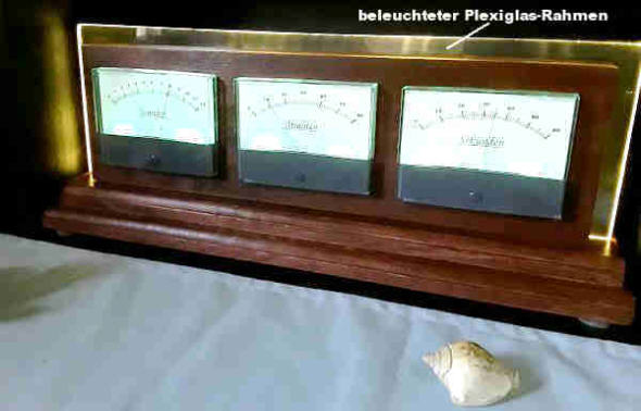 Zeitabhängig beleuchteter Rahmen